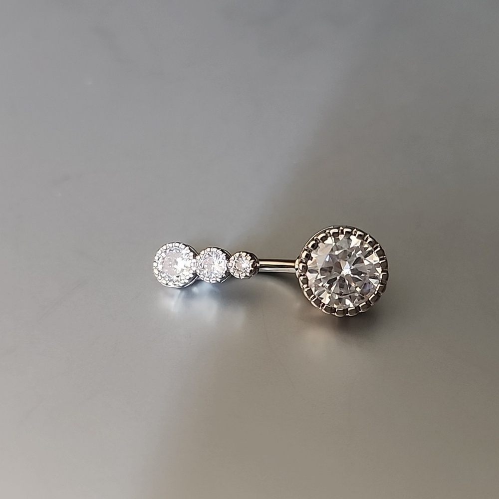 BELLY BUTTON RING STAINLESS STEEL